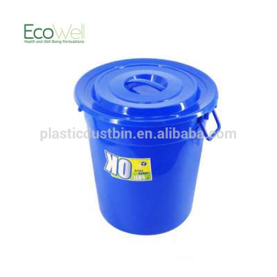 45L Plastic Water Bucket With Handle On Sides