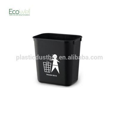 15L rectangle plastic household rubish bin