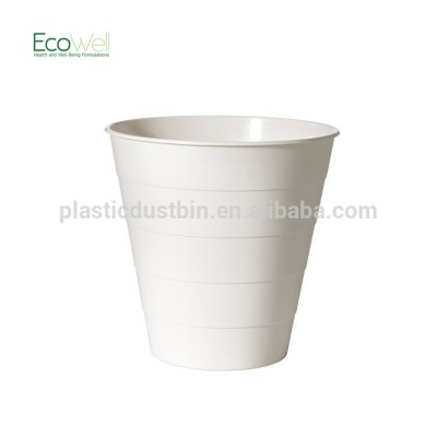 15L round white rubish bin